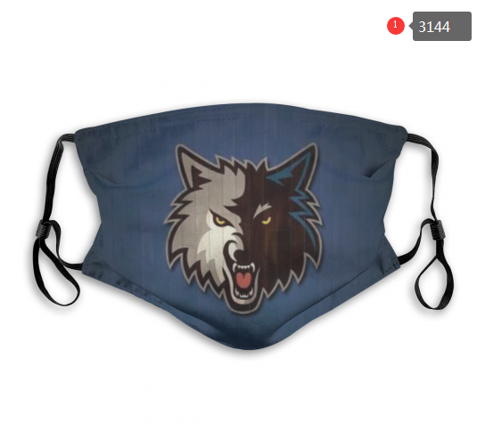 NBA Minnesota Timberwolves #4 Dust mask with filter-0